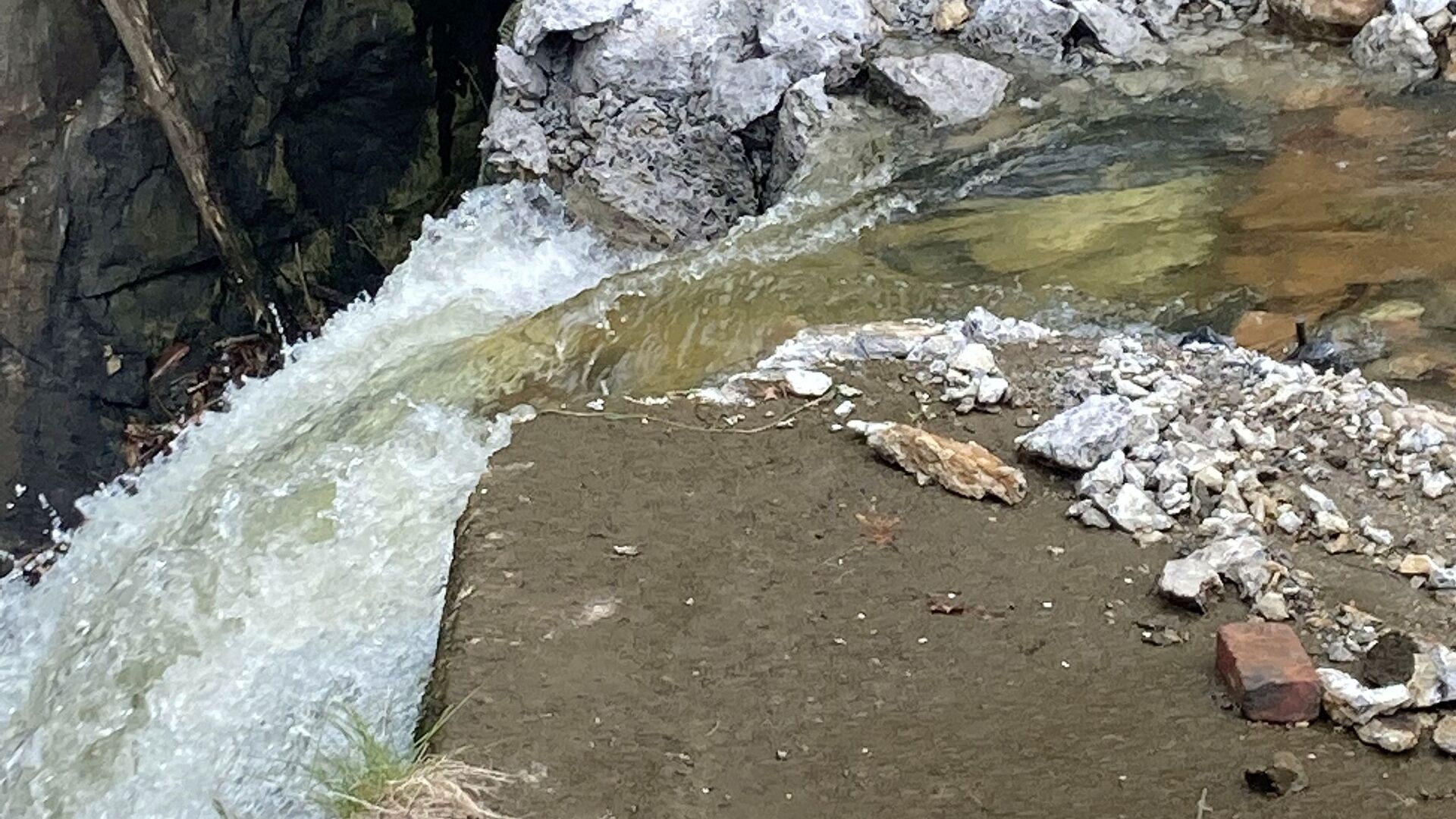Crews begin the process of emptying Lake Bernhart